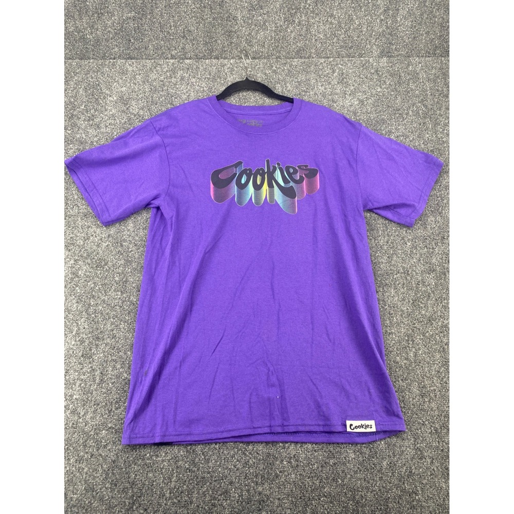 Cookies SF Thats A Awful Lot Of Cookies T-Shirt Mens Medium Purple Graphic Tee M